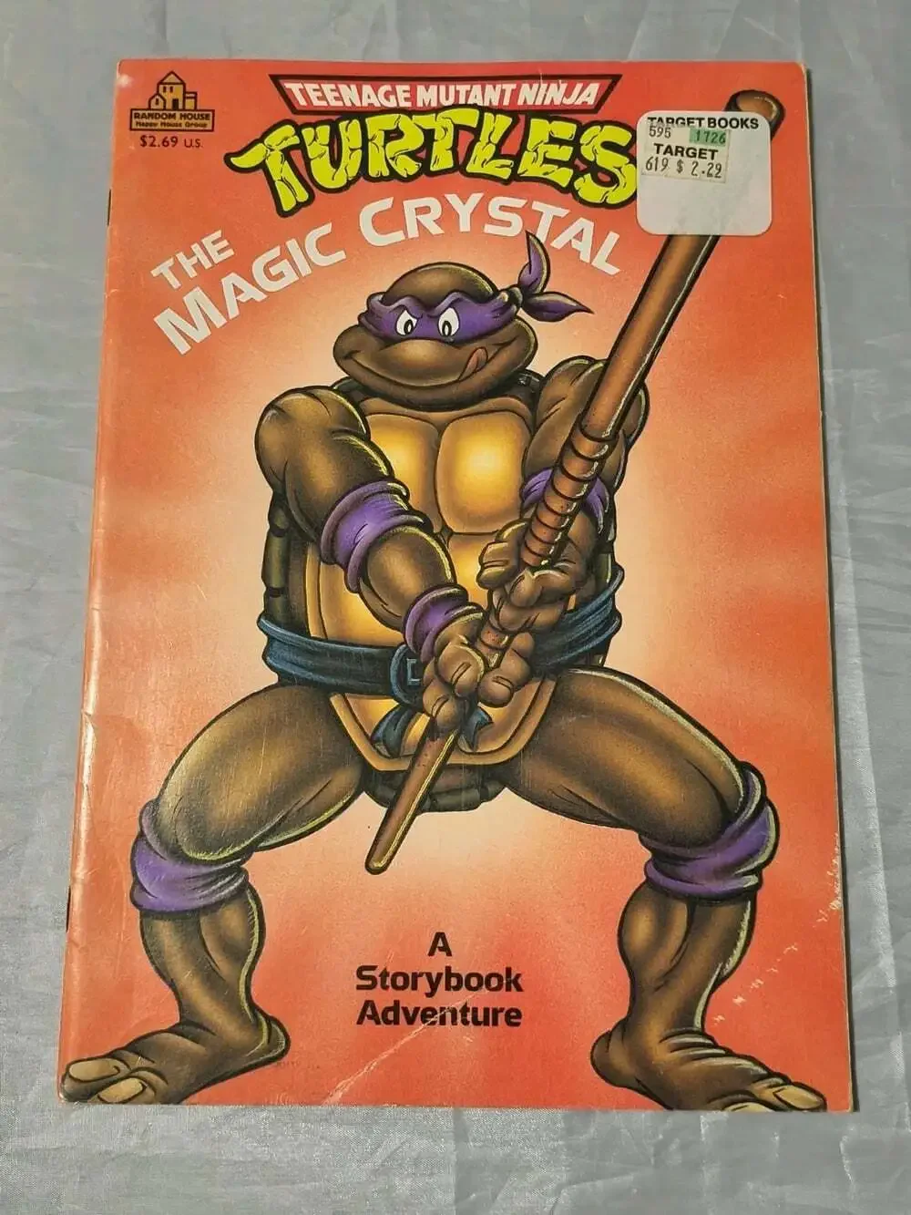 Teenage Mutant Ninja Turtles Lot Of 8 PB Books 1990 Random House Illus